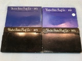 1971 - 1974S U.S. PROOF COIN SETS