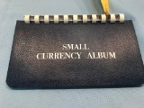 (5) $1 SILVER CERTIFICATES (BLUE SEAL)  IN CURRENCY ALBUM