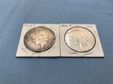 1925S & 1926S SILVER PEACE DOLLARS