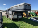 DIAMOND D 20FT STEEL GOOSENECK LIVESTOCK TRAILER