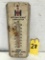 INTERNATIONAL HARVESTER BROWN IMPLEMENT TOULON, IL TIN THERMOMETER