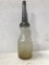 QUART OIL BOTTLE W/ METAL FUNNEL LID