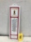 J.I. CASE TIN OUTDOOR THERMOMETER