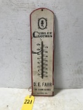 WOOD CURLEE CLOTHES THERMOMETER - ALEDO, IL