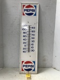 TIN PEPSI THERMOMETER