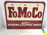 FORD MOTOR CO GENUINE PARTS TIN SIGN