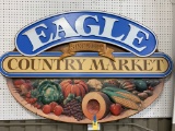LG PLASTIC EAGLE COUNTRY MARKET SIGN