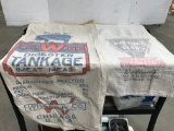 (2) CANVAS FARM PRODUCT SACKS