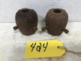 PR OF DURBIN BULL HORN WEIGHTS