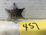 MERCER COUNTY ILLINOIS JUNIOR SHERIFF'S BADGE