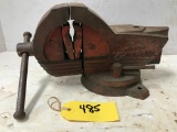 WILTON BENCH VISE W/ ORIGINAL RED PAINT