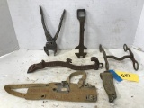 BULK LOT OF EARLY TOOLS, WRENCHES, ETC