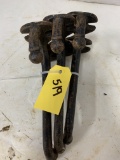 (3) PAIRS OF HARNESS HOOKS