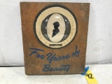 MAYER BROS CO WOOD FRAMED SILHOUETTE  - DATED 1921