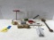 ASSORTED COLLECTIBLES - PAPER WEIGHT HAT STAND WOODEN DICE
