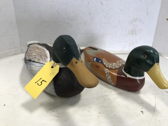 PR WOODEN DUCK DECOYS