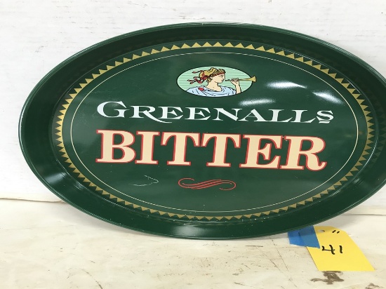 GREENALLS BITTER METAL TRAY