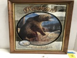 1993 HAMMS BEER GRIZZLY BEAR MIRROR
