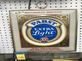 PABST EXTRA LIGHT BEER LIGHTED SIGN