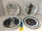 (4) VARIOUS LIMOGES COLLECTOR PLATES