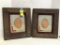 PAIR OF EARLY PLASTER OVERLAY FRAMES