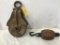 LOUDEN MACHINERY CO BARN PULLEY & ROLLER BUSHED BARN PULLEY