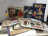 KELLOGG'S SHREDDED WHEAT HOSTESS APRON, 1906 CALENDAR & OTHER PAPER