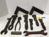 DEERE MANSUR CO WRENCH & SEVERAL MONKEY WRENCHES