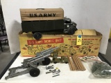 DELUXE PREMIUM CORP US MOBILE ARMY UNIT TRUCK W/ ORIGINAL BOX