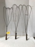 (3) ANTIQUE RUG BEATERS