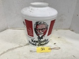 RARE KENTUCKY FRIED CHICKEN 1969 GLASS HANGING LAMP SHADE