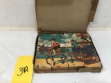 EARLY GERMANY CHILDS PICTURE PUZZLE