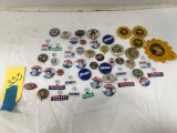 ASSOTED POLITICAL BUTTONS