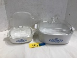 CORNING WARE COVERED DISHES