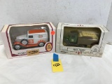 (2) ERTL 1931 STAKE TRUCK BANK,1932 FORD TRUCK BANK