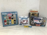 ASSORTED DIECAST CARS ,DIECAST TRUCK BANK