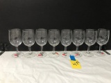 (8) US SENATE GLASSES FOSTORIA GLASS