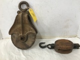 LOUDEN MACHINERY CO BARN PULLEY & ROLLER BUSHED BARN PULLEY