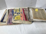 STACK OF VERY OLD SHEET MUSIC