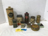 COLLECTION OF VARIOUS VINTAGE HOUSEHOLD PRODUCT TINS