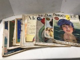 STACK OF McCALL'S & WOMAN'S COMPANION MAGAZINES FROM THE 1920'S