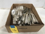 BULK LOT OF VARIOUS SILVER PLATE FLAT WARE