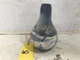 UNMARKED STONEWARE HAND PAINTED 5 1/2