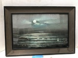 FRAMED GLATTHAAR OCEAN SCENE PRINT