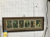 VARIOUS SMALL ALFRED JAMES DDEWEY FRAMED RPINTS