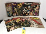 APPROX (8) DC & CDC MILITARY & SUPER HERO 10 CENT COMIC BOOKS