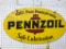 1972 DOUBLE SIDED PENNZOIL SIGN
