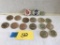 LOT OF ADVERTISING WOODEN NICKLES