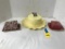 COVERED CHEESE DISH,COVERED BUTTER DISHES