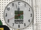 HUBBARD FEED ELECTRIC WALL CLOCK